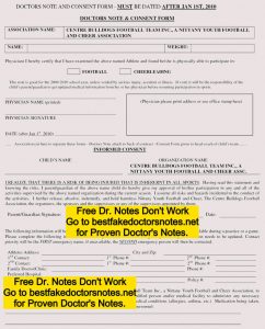 doctor's notes